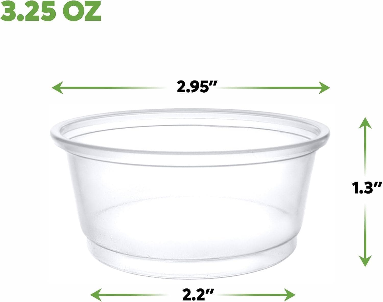 3.25oz Clear Portion Cup - 2500/Case