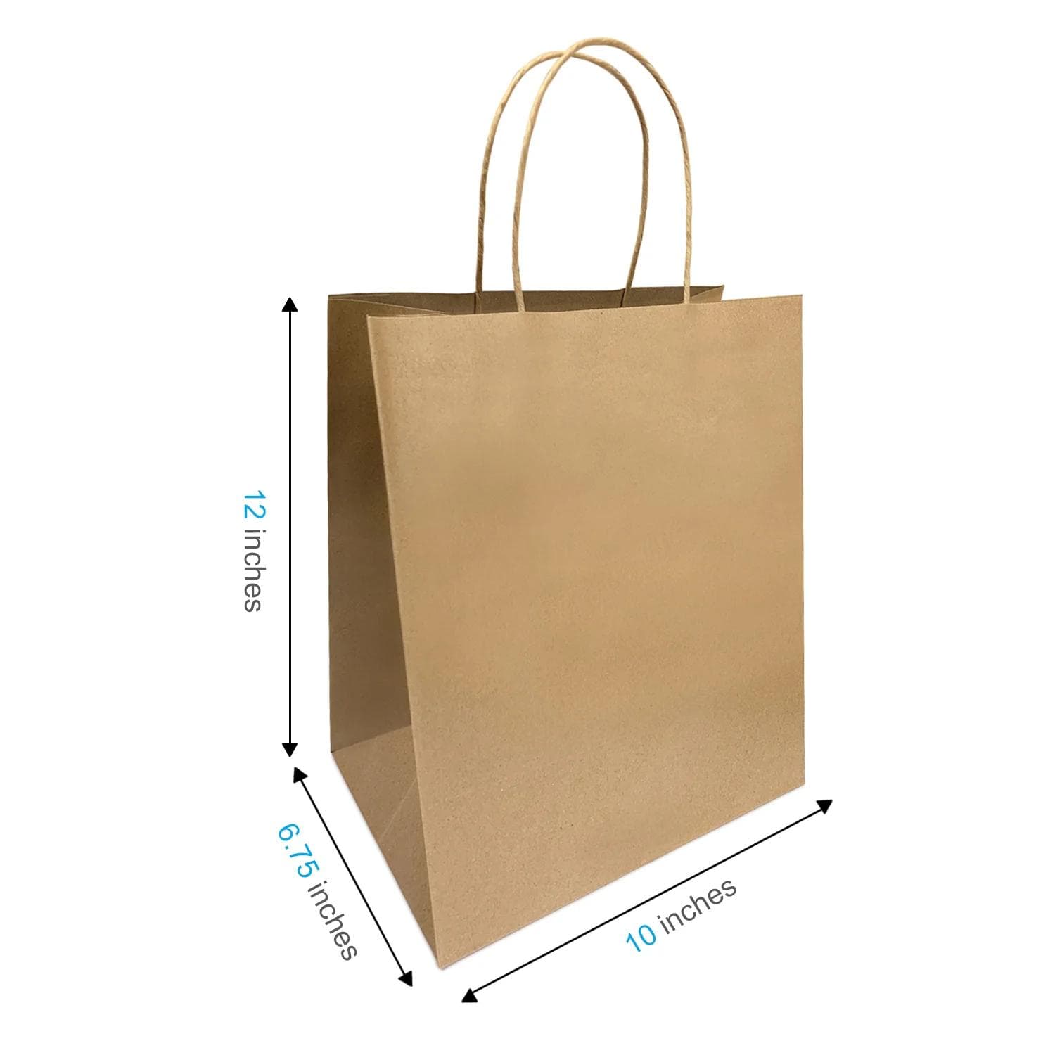 10x7x12 Handle Bags - 225/Case