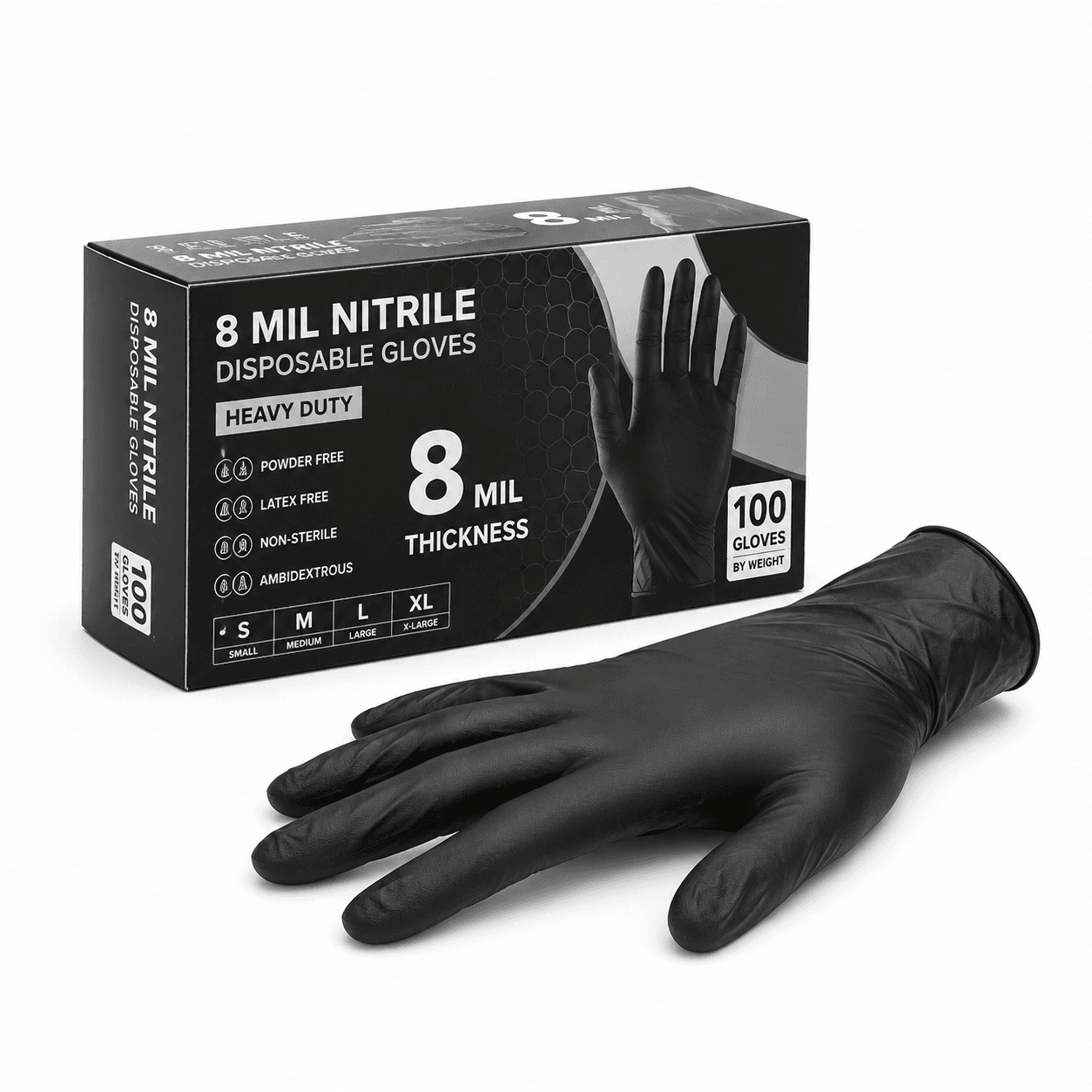 Nitrile Gloves 8 Mil