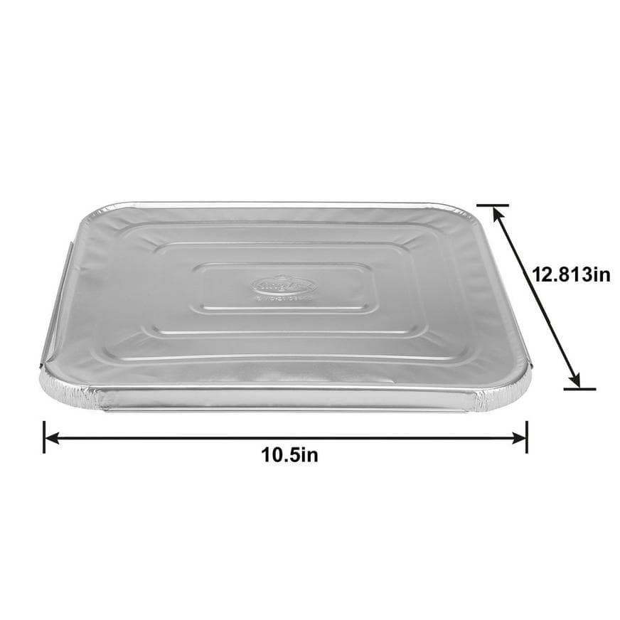 Half Size Aluminium Pan Lid - 100/Case
