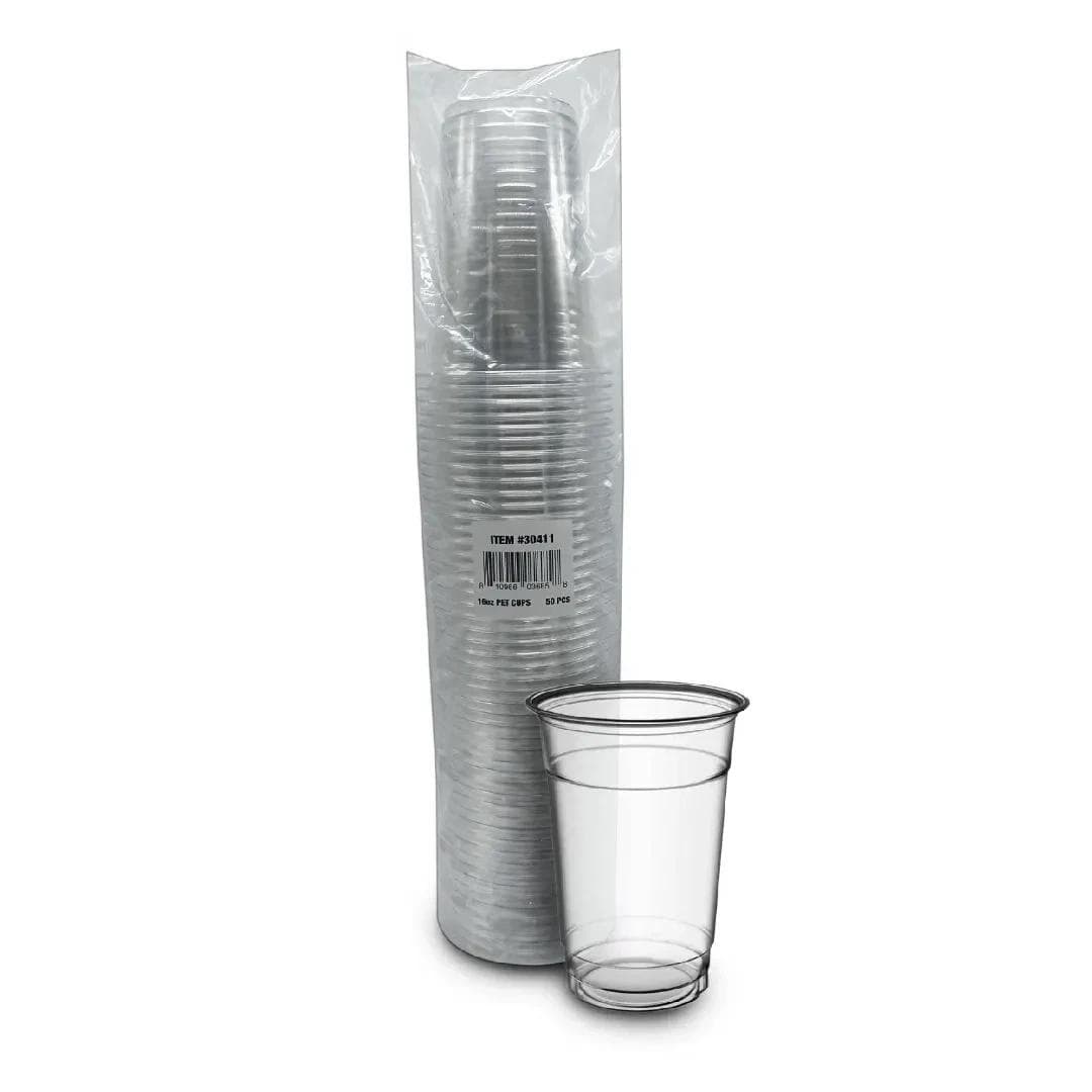 16oz Plastic Cup Clear - 1000/Case