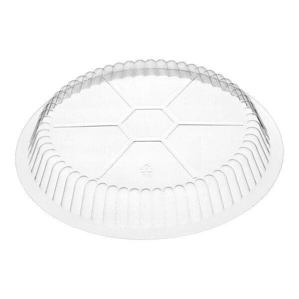 7" Clear Plastic Dome Lid - 500/case
